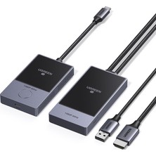 Ugreen Kablosuz USB C Verici ve Alıcı USB C Tx ve HDMI Rx 1080P@60Hz 5g/wifi Iletimi 50 M/164 Ft Cep Telefonları/bilgisayarlar/dizüstü Bilgisayarlar/windows/mac Os/linux/macbook Air ile Uyumlu