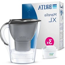 Esranın Dünyası Brıta Marella Xl 3x Maxtra Pro All-In-1 Filtreli Sürahi Paketi Pro - Grafit (3.5 Lt)
