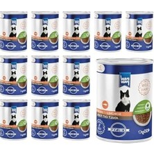 Esranın Dünyası Yetişkin Kedi Jöleli Somonlu Konserve Mama 400 gr x 12 Adet