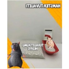 Esranın Dünyası Hamster Tuvaleti, 500 Gram Bakteriyel Özel Kum ile