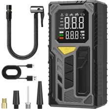 Esranın Dünyası 4000MAH Hava Kompresörü, Araç ve Bisiklet Lastik Şişirme