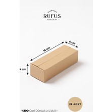 Rufus Concept 16X6X4CM Kraft Koli 25 Adet