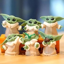 Esranın Dünyası Sevimli Bebek Yoda Biblo Koleksiyonu, 6'lı Set ile Dekoratif Hediyelik Eşya