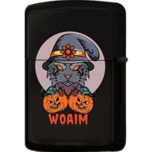Esranın Dünyası Renkli Baskılı Halloween Tasarımlı Metal Çakmak