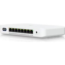 Ubiquiti Networks (1) 10 Gbe Bağlantı Noktası, (7) 2,5 Gbe, Udb Anahtarı ile Ubiquiti Kompakt Poe+ Anahtarı*