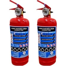 Esranın Dünyası Kuru Kimyevi Tozlu Yangın Söndürücü Tüp, 1kg, 4 Yıl Garanti