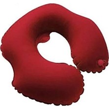 Esranın Dünyası Bordo Renkli Şişme Yastık, Unisex ve Tek Beden