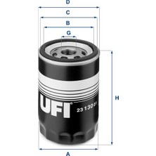 Ufi Depomix Yağ Filtresi  [ Volkswagen Golf Iv, Bora, Passat, Audi A6 (4A2, C4): 2.0 1994-1997 ]