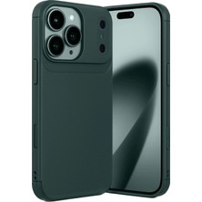 Durukar®   iPhone 17 Pro Auto Focus Karbon Kapak - Koyu Yeşil