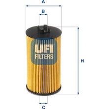 Ufi Depomix Yag Filtresi [ Chevrolet Eo 1.2 Lpg 1.6, Cruze 1.8, Astra H 1.4 1.6 Lpg, Astra J Turbo 1.4, Corsa 1.4 Lpg 1.6 D Turbo, Insignia 1.4 Lpg 1.6 ]