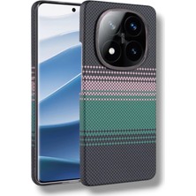 Bruntoo BR Xiaomi Redmi Note 14 Pro 5g Uyumlu Vega Karbon Fiber Premium Lüks Ince Magsafe Telefon Kılıfı