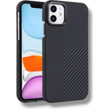 Bruntoo BR Iphone 11 Uyumlu Vega Karbon Fiber Lüks Ince Magsafe Telefon Kılıfı