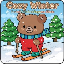 M&H Coloring Cozy Winter - 21X21 cm Boyama Kitabı, Çocuk ve Yetişkinler Için