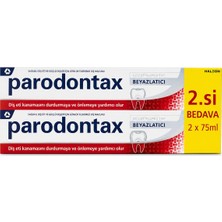 Paradontax Geliştirilmiş Tat Beyazlatıcı Diş Macunu 75 ml + 75 ml