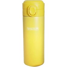 Esranın Dünyası 420 ml Kapasiteli Dayanıklı Termos Mug, Sarı