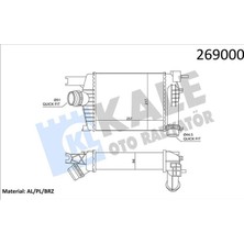 Kale Depomix Turbo Radyatörü [ Renault Clio Iv, Dacia Duster 1.5 Dci (K9K) Dizel Al+Pl ]