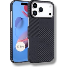 Bruntoo BR Iphone 17 Pro Uyumlu Vega Karbon Fiber Premium Lüks Ince Magsafe Telefon Kılıfı