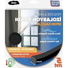 Esranın Dünyası Epdm Kauçuk Pencere ve Kapı Izolasyon Bandı - 5mm x 15MM x 5mt