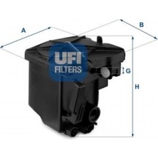 Ufi Depomix Yakit Filtresi Komple Plastik [ Citroen, Peugeot, Ford 1.6 Hdi ]