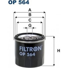 Filtron Depomix Yağ Filtresi Chevrolet Eo Spark Daewoo Kalos Matiz Daihatsu Applause Charade Cuore Feroza Hi-Jet Sirion I Terios Innocenti Nissan Pixo Opel Piaggio Subaru Suzuki Vauxhall