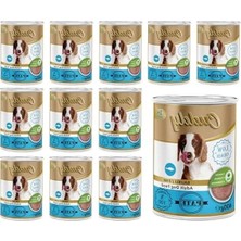 Esranın Dünyası Balıklı Yaş Köpek Pate, 400 Gr, 12'li Paket
