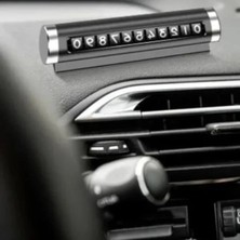 Esranın Dünyası Alüminyum Kasa Çevirmeli Araç Içi Telefon Numaratörü, Siyah Renk