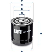 Ufi Depomix Yağ Filtresi [ Hyundai Kia Sportage 1.6 Gdi 07.2010, IX35 1.6 Gdi 09.2010, IX20 1.4 10.2010, IX35 2.0 01.2010 08.2013 I30 1.4 ]
