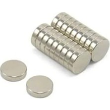 Esranın Dünyası Güçlü Yuvarlak Neodyum Mıknatıslar, 10 Adet, 10 mm x 2 mm