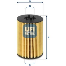 Ufi Depomix Yağ Filtresi [ Volkswagen, Audi, Skoda, Seat, Golf Vii, Octia A3 Sportback, Leon, A3, Golf Vii, A6, Ant, A4 ]