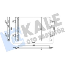 Kale Depomix Klima Radyatörü Kurutuculu [ Renault Clio Iv, Dacia Duster 2010-, Sandero 2008-, Logan 2010- 1.2 16V/1.4/1.6/1.5 Dci 525X390X16MM ]