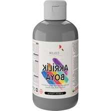 Esranın Dünyası 250GR Gri Akrilik Boya - Yüksek Kaliteli