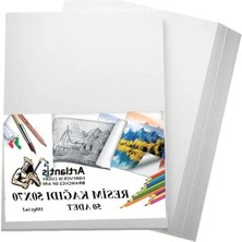Esranın Dünyası 50X70 cm Resim Kağıdı, 50'li Paket, 100 gr