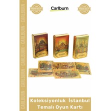 Carlburn Özel Üretim Tasarım Iskambil Destesi Poker Batak Koleksiyonluk Modern Istanbul Temalı Oyun Kartı