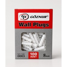 Göznur 8 mm Dübel 100 Adet