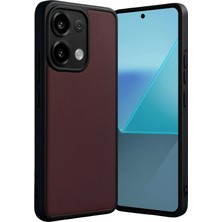 Durukar®   Redmi Note 13 Pro 5g Kılıf Aras Deri Kapak - Bordo