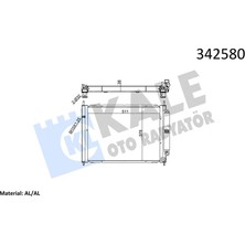 Kale Depomix Modul Motor Su Radyatörü + Klima Radyatörü [ Renault Clio Iii 1.5 Dci ]