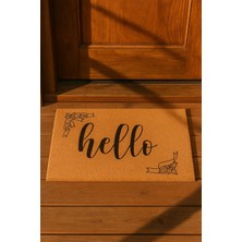 Valerine Life Velür Coco Dokulu Welcome Hoş Geldiniz Kapı Önü Dış Mekan Paspası 45X70CM 27YCM260118