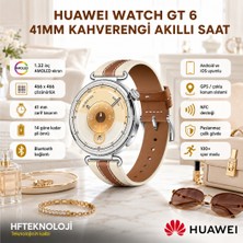 Huawei Şık Tasarımı ve Akıllı Yaşam Özellikleriyle Watch Gt6 41MM Kahverengi