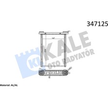 Kale Depomix Kalorifer Radyatörü [ Renault Fluence 2009- , Megane Iii 2008- , Megane cc 2010- , Megane Iv 2010- , Scenic Iii 2009- , Grand Scenic Iii 2009- , Trafic 2014- Brazing ]
