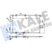 Kale Depomix Klima Radyatörü Kurutuculu [ Opel Astra(G), Zafira 1.2 16V/1.4 16V/1.6 16V/1.8 16V/2.0 16V (F75_) 580X378X16MM ]