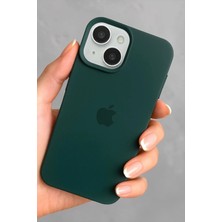 ProNorth Iphone 15 Uyumlu Kılıf Logolu Lansman Soft Yumuşak Içi Kadife Silikon Kapak