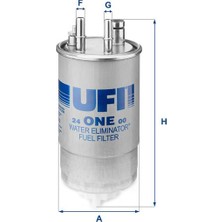 Ufi Depomix Yakit Filtresi [ Fiat Doblo, Fiorino 1.3-1.9 Jtd ] ( Oem Montaj Ürün )