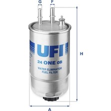 Ufi Depomix Yakit Filtresi [ Ducato, Boxer, Jumper 2.3 D. 3.0 D. Multijet 2011- ] ( Oem Montaj Ürün )
