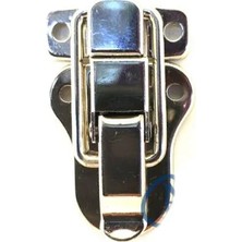 Aslanoğlu Store Sandık, Kutu Klipsi, Ön Kilidi - 48X30MM, Nikel, 1 Adet