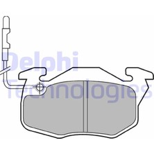 Delphi Depomix Disk Fren Balata Ön [ Renault Clio 1, R9, R19, R11 1986- ]
