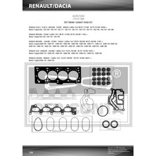 Oto Conta Depomix Üst Takim Conta Keçeli Renault Megane 1.6 16V 457303