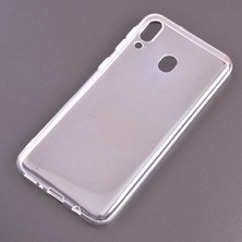ZM Store Galaxy M20 Uyumlu Kılıf Süper Silikon Yumuşak Şeffaf Kapak