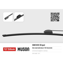 Silbak Depomix Silecek Süpürgesi [ Muz Tipi 500MM Universal Kancali Tip ]