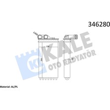 Kale Depomix Kalorifer Radyatörü [ Citroen C4 , Peugeot 307 Dv6 1.6hdi / 2.0hdi 16V 2004- ]