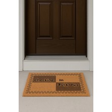 Valerine Life Velür Coco Dokulu Welcome Hoş Geldiniz Kapı Önü Dış Mekan Paspası 45X70CM 27YCM260127